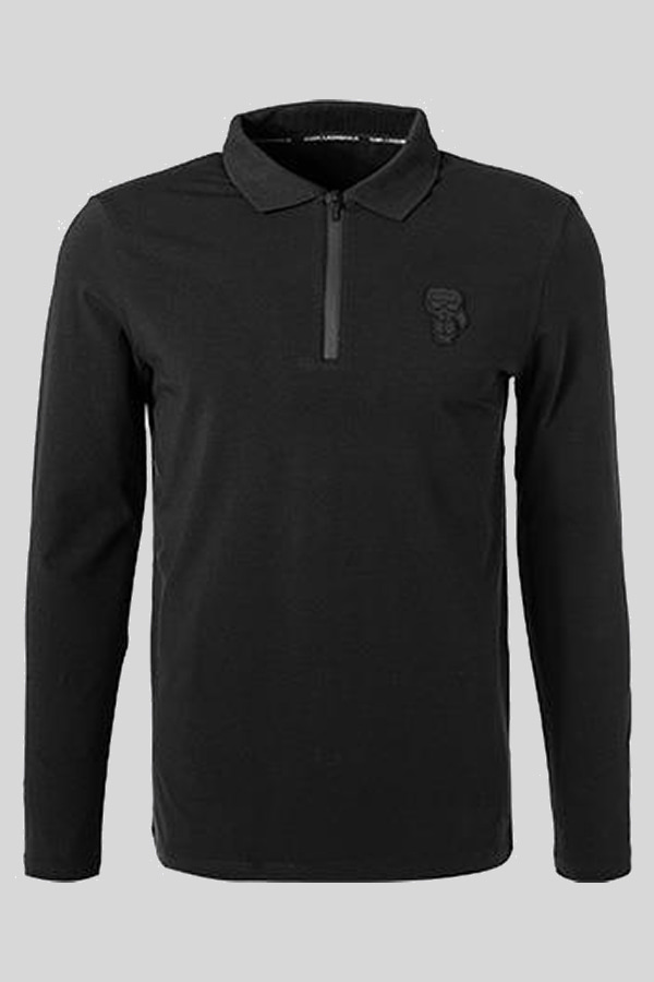 ΜΠΛΟΥΖΑ POLO KARL LAGERFELD - 990 ΜΑΥΡΟ